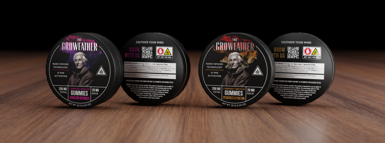 The Growfather — branding and packaging