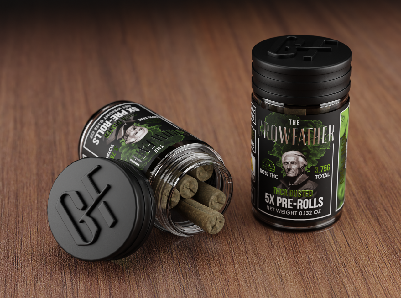 The Growfather — branding and packaging