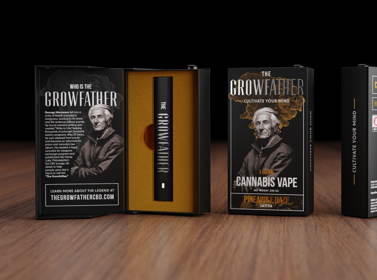 The Growfather — branding and packaging