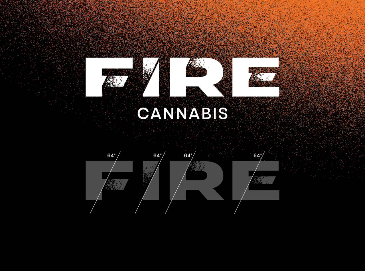 Fire Cannabis — branding and packaging