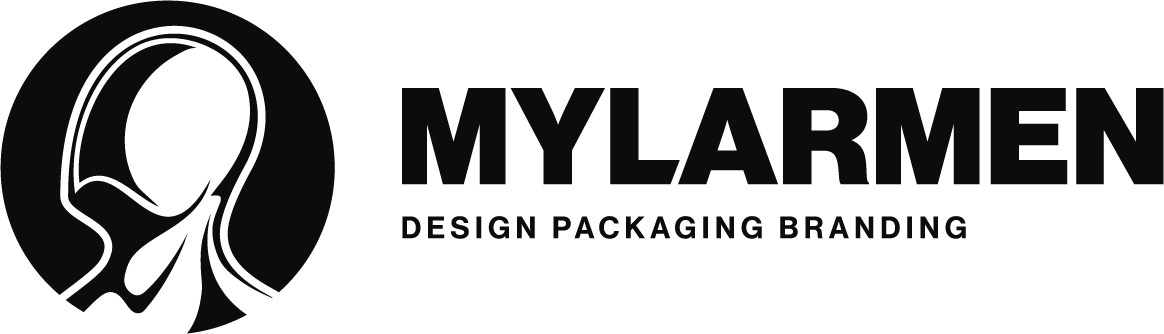 Black on white mylarmen horizontal logo