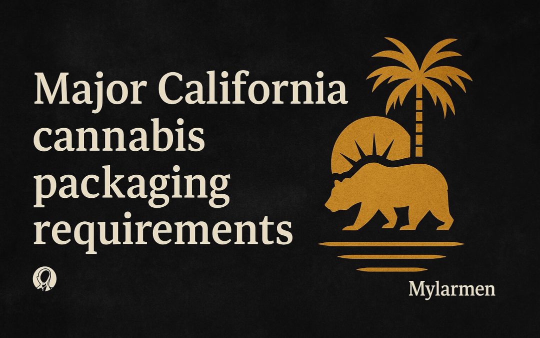 Major California cannabis packaging requirements