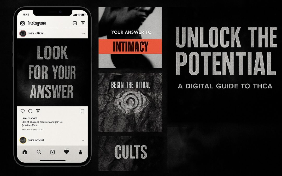 What is unique about marketing THCA with digital services
